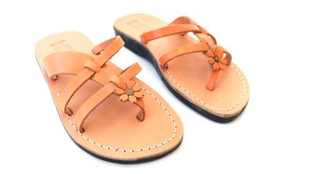 סנדלי עור - דגם נרקיס – תמונה 8