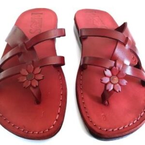 סנדלי עור - דגם נרקיס