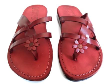 סנדלי עור - דגם נרקיס