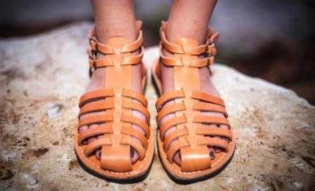 סנדלי עור - דגם איימי